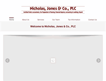 Tablet Screenshot of nicholasjonesco.com